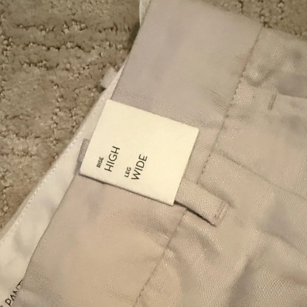 Wilfred Women's Light Cream Trousers